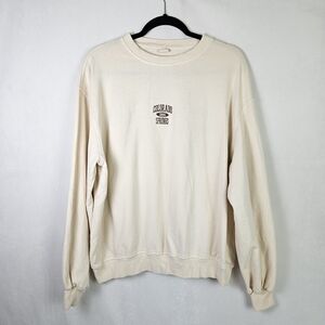 Urban Outfitters "Colorado Springs " Graphic Cream & Brown Crewneck Swea…